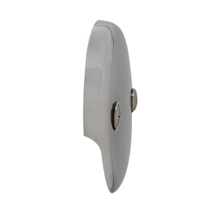 Westbrass Tapón de drenaje para bañera NPSM de rosca gruesa de 3,8 cm con placa frontal de desbordamiento de 2 agujeros, níquel pulido, R93-2-05, 1 paquete