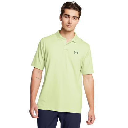 Under Armour Performance 3.0 Playera de Golf, Hombre - (383) Retro Green - Forest Green - 3XL