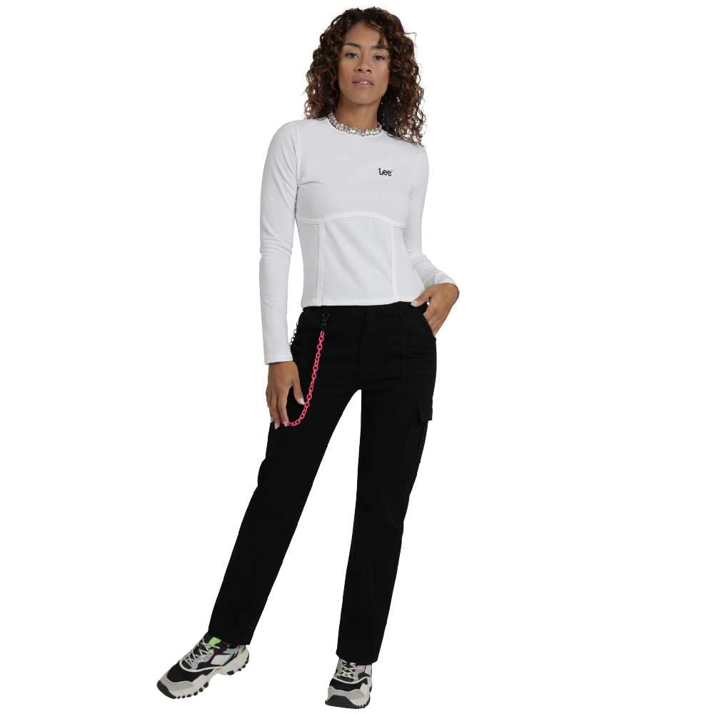 Lee Camisa Slim Fit de Algodón para Mujer
