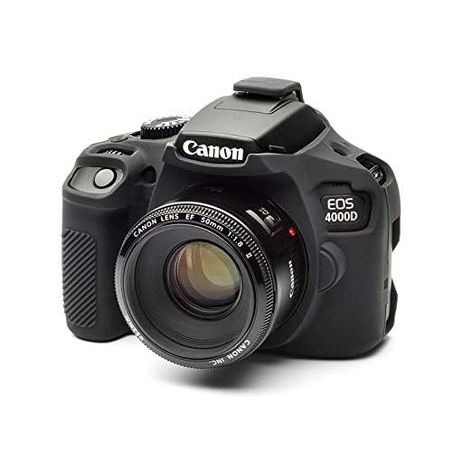 EasyCover Funda Protectora para Cámara Fotográfica Canon T6 / T7 / T100 Negro