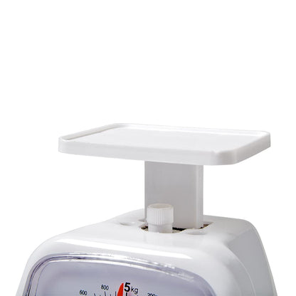 hand2mind 21260 Báscula de plataforma analógica de doble dial, báscula de 5 kg, básculas de cocina, básculas de pesaje, para profesores de primaria, material para profesores, material escolar