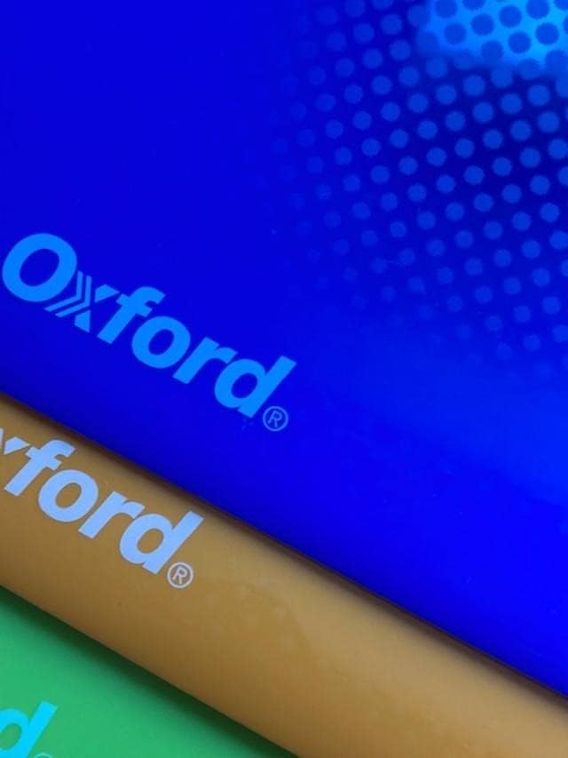 Oxford 52004 carpetas de plástico para archivos, paquete de 24 fichas de corte 1/3, para papeles de tamaño carta, azul, rojo, naranja, azul claro, verde, negro