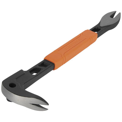 Klein Tools Extractor de Uñas con Hoyuelo Integrado, Acero al Carbono - 12-Inch