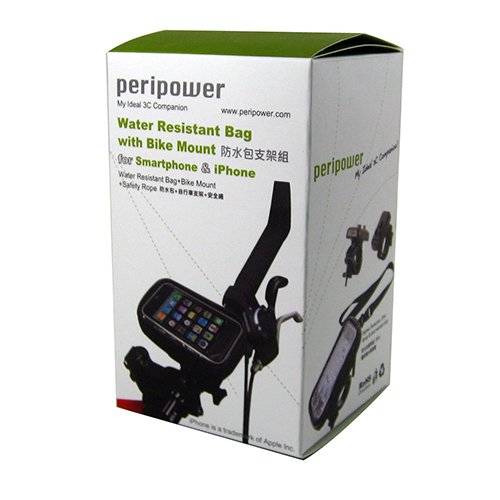 Peripower 8PPBBUB01 Water Proof Bag with BikeMount for iPhone 4, Black