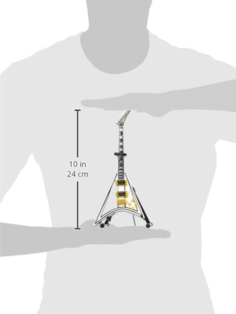 AXE HEAVEN RR-086 Randy Rhoads White Flying V Mini Guitarra