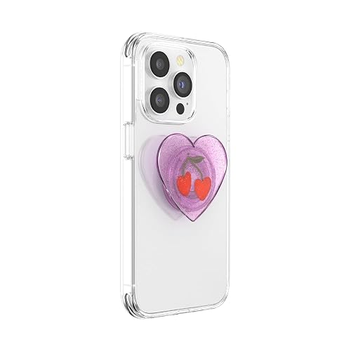 PopSockets - Empuñadura para teléfono con Soporte expandible, Agarre calcomanía, Cereza de Ciruela azucarera