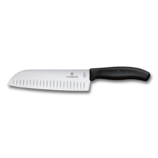 Victorinox Santoku Cuchillo Plata/Negro