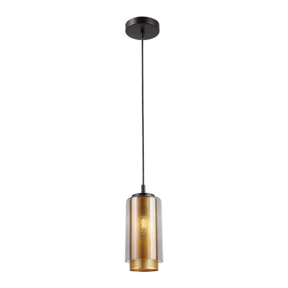 Tecnolite Lámpara Colgante de Cristal 1.50 m de Altura, Potencia Máx. 60 W, 1 Base E27, No incluye foco