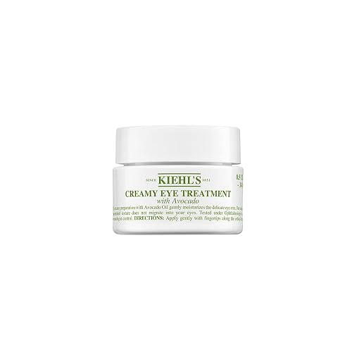 Kiehl’s Avocado Eye Treatment - Crema Contorno para Ojos Hidratante | Reduce Bolsas - Ilumina la Mirada - Con Aceite de Aguacate, Manteca de Karité, Beta Caroteno y Cafeína