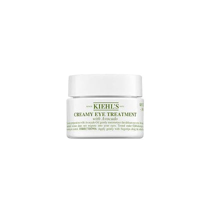 Kiehl’s Avocado Eye Treatment - Crema Contorno para Ojos Hidratante | Reduce Bolsas - Ilumina la Mirada - Con Aceite de Aguacate, Manteca de Karité, Beta Caroteno y Cafeína