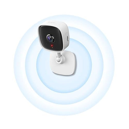 Tapo TP-Link TC60 Cámara Wi-Fi de Seguridad Interior para el Hogar,1080P, Control Remoto de Aplicaciones, Funciona con Alexa