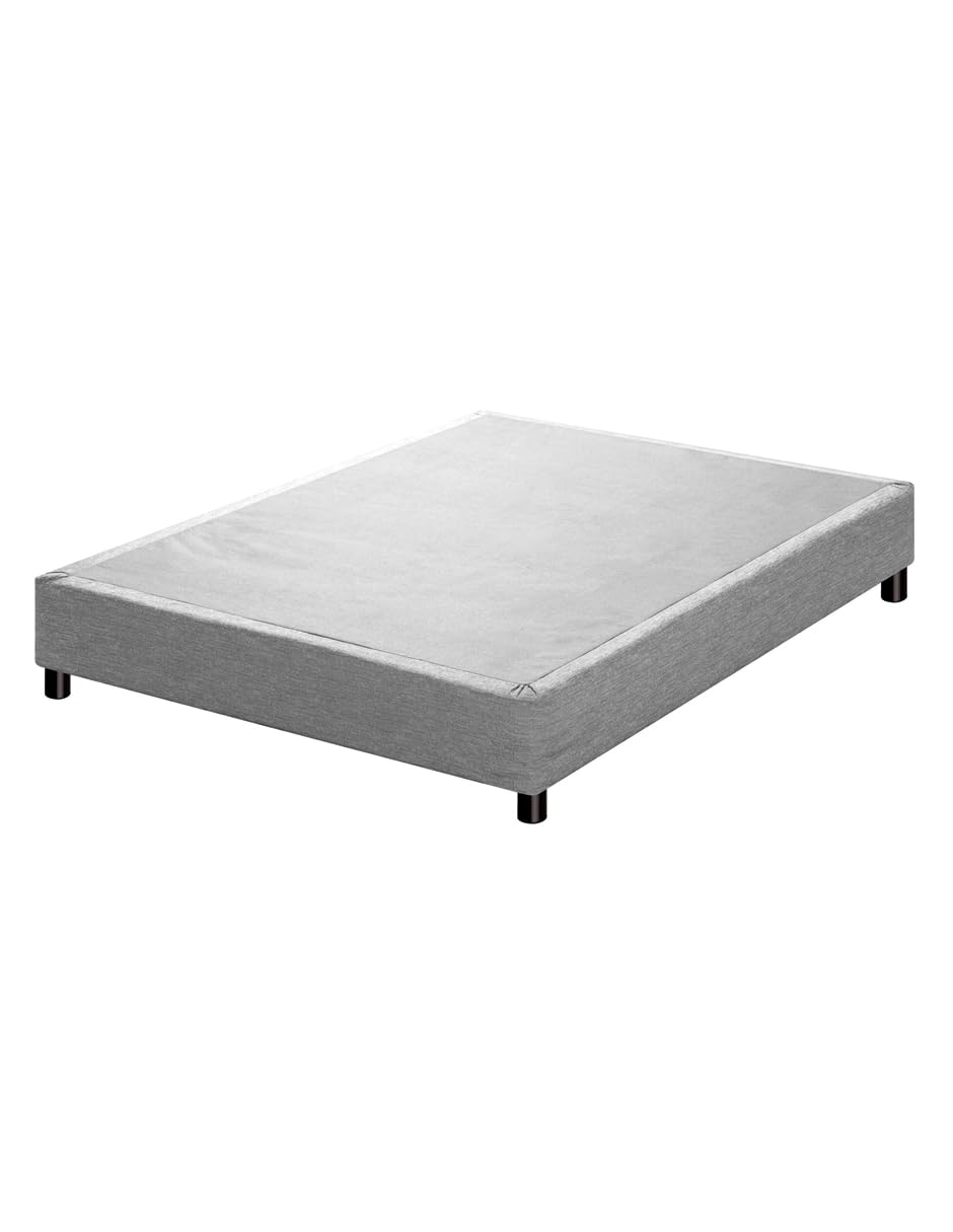 Colchones América Base de Cama America Individual Color Gris Claro Box