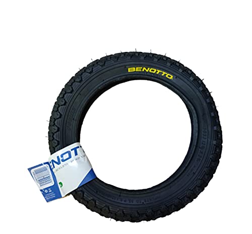 Llanta BENOTTO 12-1/2x2-1/4 (62-203) | Cross Negra | Ideal para Infantiles o de Entrenamiento | Rodado Resistente y Duradero