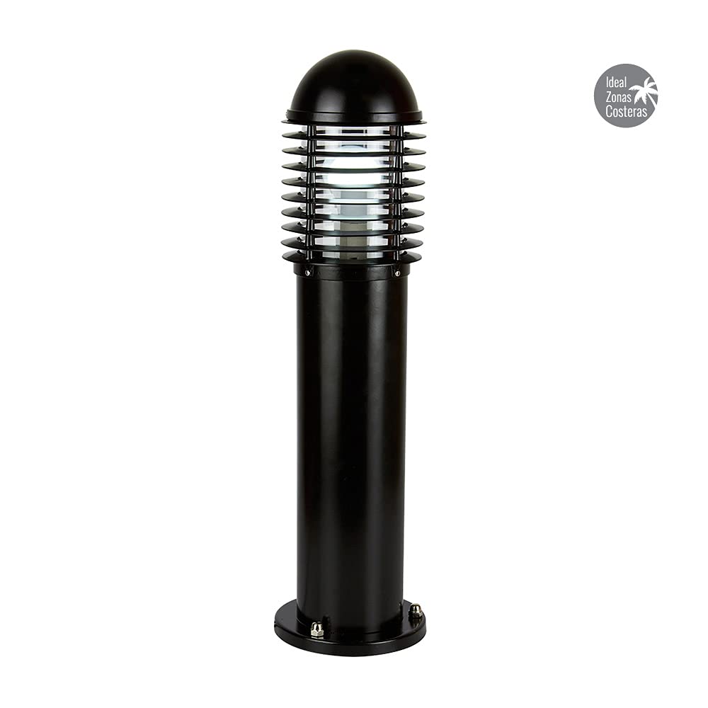Tecnolite Mini Poste Exterior 60 W Máx, Base E27, IP45, 65 cm, Negro, H-410/N