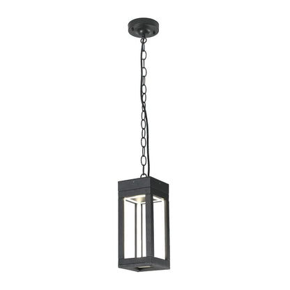 Tecnolite Lámpara Colgante LED 51 cm de Altura 12 W, Luz Suave Cálida, IP54, IK07, No atenuable, LED integrado