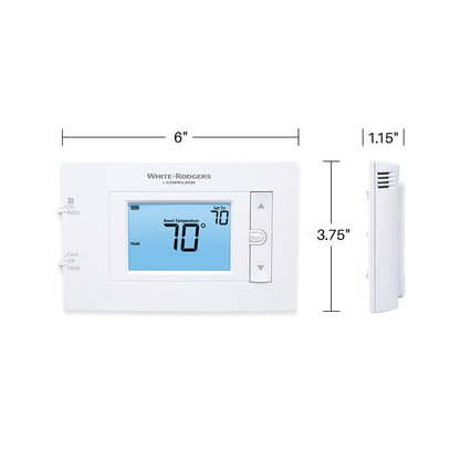 Emerson 1F83C-11NP Termostato Convencional (1H/1C) no programable, Blanco