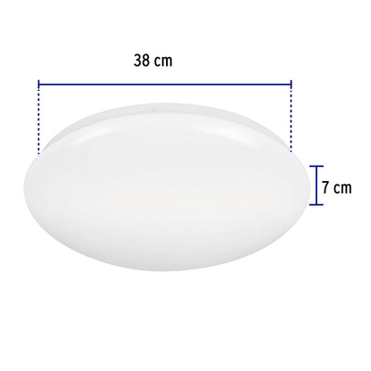 Volteck Lait PLA-103L, Luminario tipo pláfon, redondo de LEDs