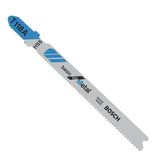 Bosch Segueta Basic for metal blister con 5 unidades T118A