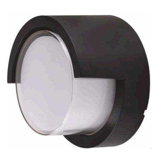 Luminaria LED Artlite Pared Circulo de Luz Blanco Frío 6500k, Potencia de 12w, 990 Lúmenes, Material Policarbonato de Alta Resistencia para su uso en Exterior