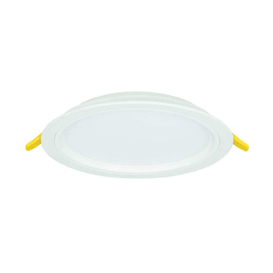 Construlita Lámpara Interior Empotrado, 18 W, 127 - 220 V, Color Blanco, Luz Cálida 3000 k, Lámpara Interior, Downlight, 1715 lm