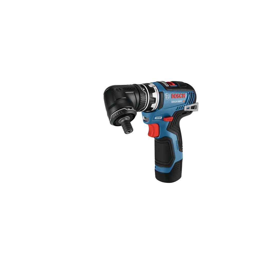 BOSCH GSR12V-300FCB22 Sistema de taladro/driver 5 en 1 sin escobillas de 12V Max EC con (2) baterías de 2 Ah