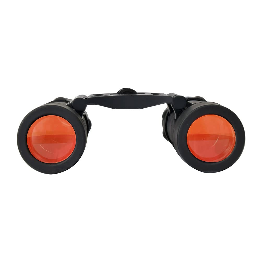 Wallis BI610307 Binocular Compacto Tipo Tejado, Negro, 10 x 25 mm, Revestimiento Rubicon