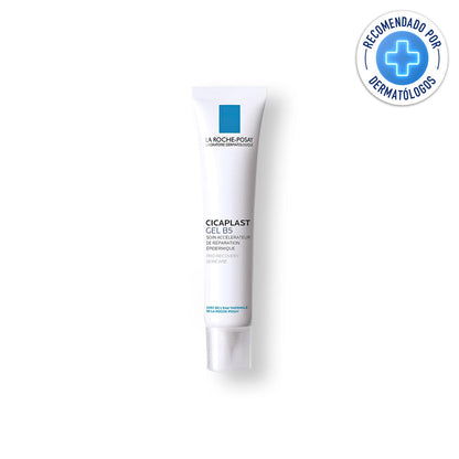 La Roche-Posay Cicaplast Gel B5 Tratamiento Reparador para Cicatrices con Complejo Mineral de Cobre, Zinc y Manganeso, Textura Transparente de Silicona, 40 ml