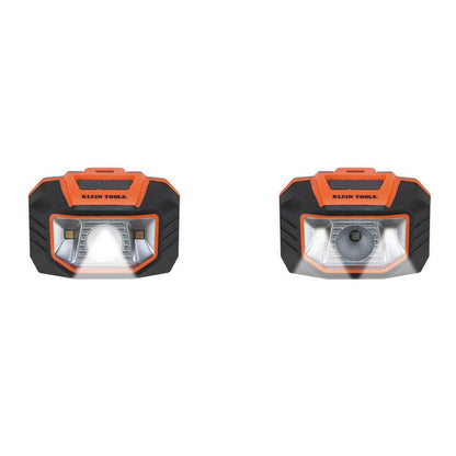 Klein Tools 56220 - Luz LED para faros delanteros con sombrero duro, luz de inundación y punto se inclina 45 grados, correa antideslizante, para trabajo y senderismo al aire última intervensión,