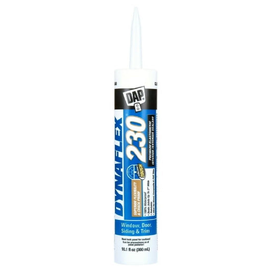 DAP INC 18416 DAP DYNAFLEX 230 Premium Elastomeric Interior and Exterior Sealant, 10.1-Ounce, CLAY