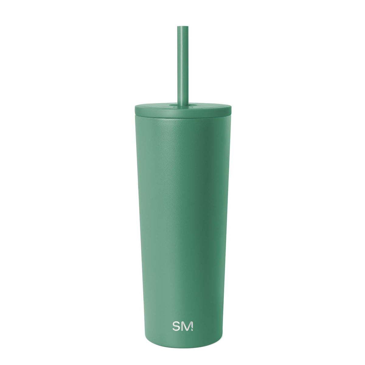 Simple Modern Classic Vaso Térmico con Popote y Tapa Abatible - 710ml - -Basil