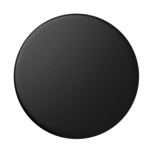 PopSockets: Agarre para teléfono con Soporte expandible, Enchufe Pop para teléfono, Aluminio Negro