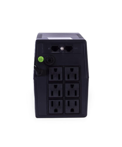 Smartbitt No Break Interactivo de 810 VA / 405 W con 6 Contactos, Negro, SBNB810M