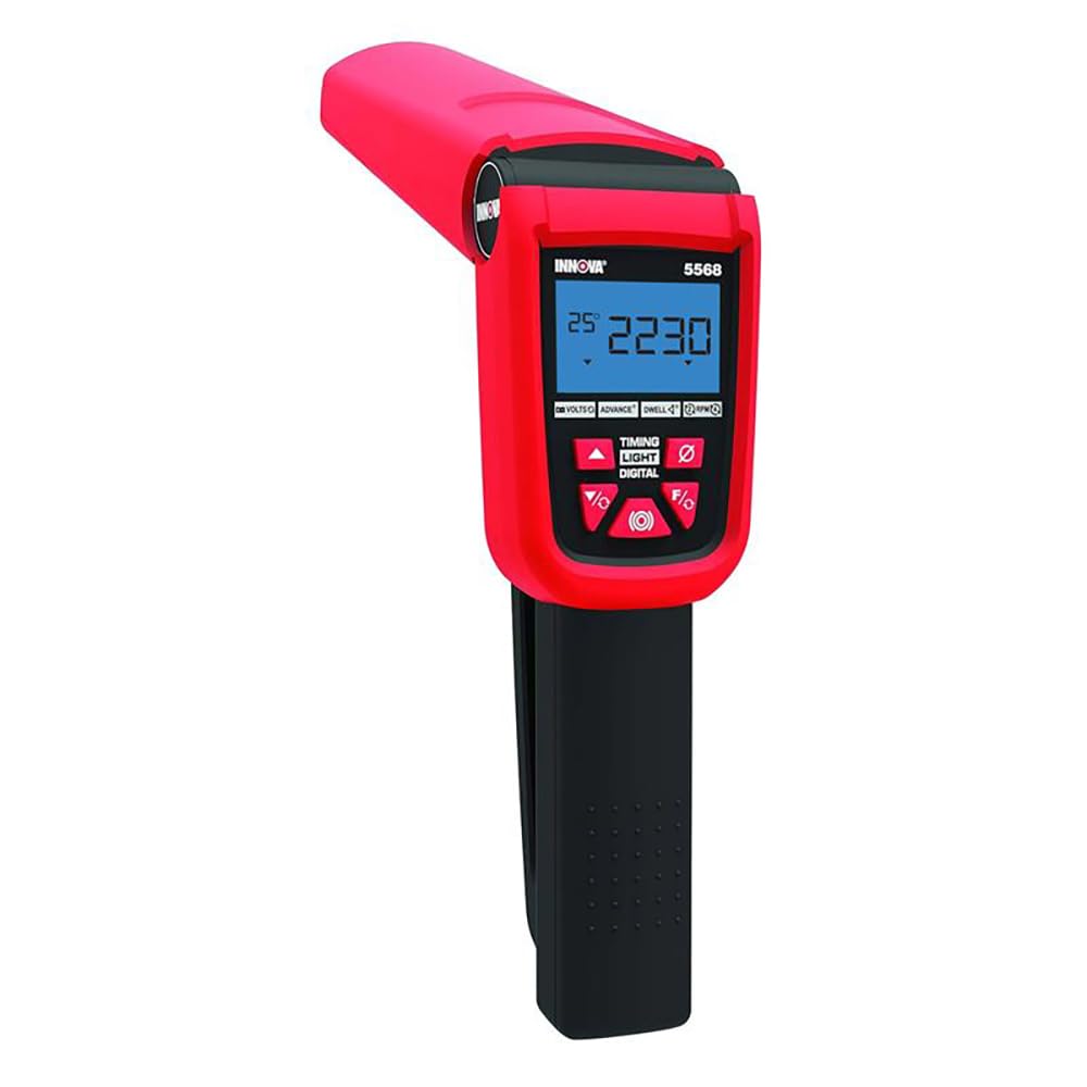 Innova 5568 Pro - Luz de Sincronización Digital con Avance, LED y Tacómetro para Motores 2 y 4 Ciclos