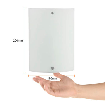 Tecnolite - Lámpara de Pared Arbotante Cristal, Potencia Máx. 60 W, 1 Base E27, Sobreponer, No incluye foco