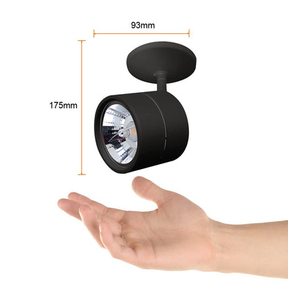 Tecnolite Lámpara Spot de Sobreponer Dirigible Potencia Máx. 60 W, Base G53, Interiores, No incluye foco