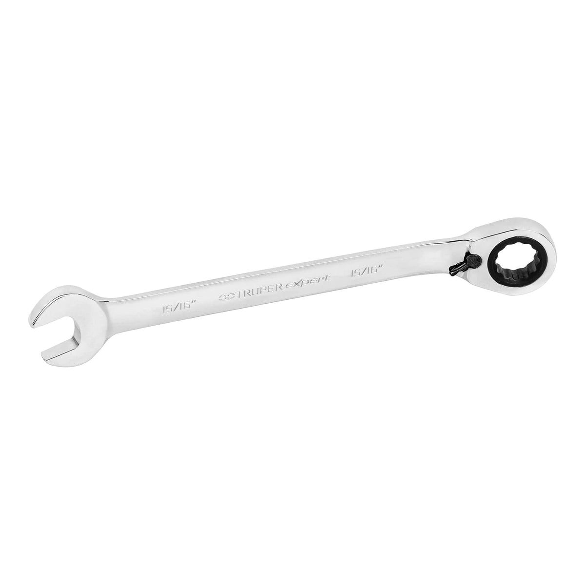 Truper Expert LL-2030XR, Llave combinada matraca reversible 15/16"x 332mm de largo