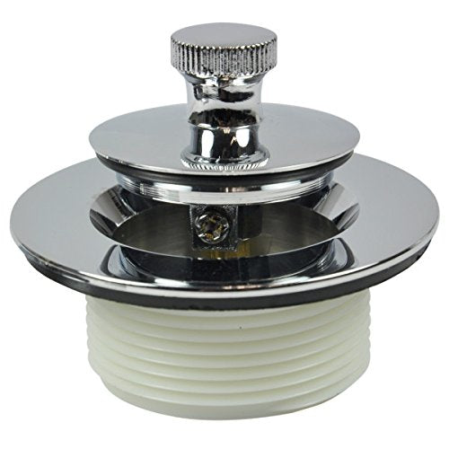 DANCO 88966 - Kit universal para desagüe de baño con placa de desbordamiento, chapado en cromo