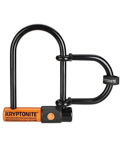 Kryptonite - Mini bloqueo en U para bicicleta con extensor de rueda, bloqueo antirrobo de bicicleta resistente, grillete de acero de 11 mm con llaves, cerradura de alta seguridad para bicicleta eléctrica, , scooters