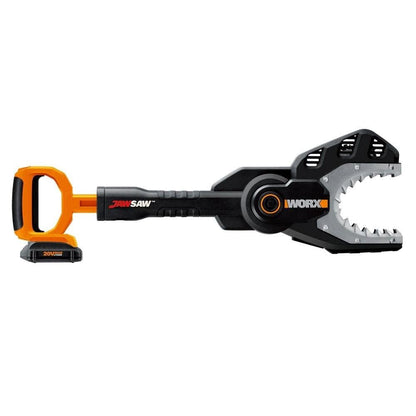 Worx JawSaw - Compartir de alimentación de motosierra inalámbrica de 20 V - WG320 (batería y cargador incluidos)