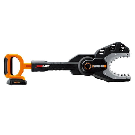 Worx JawSaw - Compartir de alimentación de motosierra inalámbrica de 20 V - WG320 (batería y cargador incluidos)