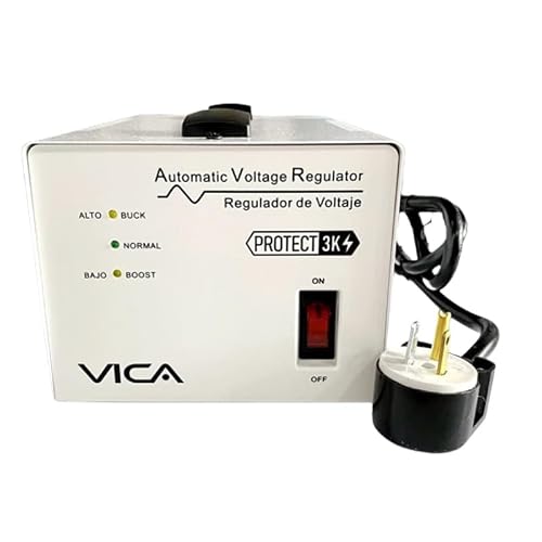VICA REGULADOR 3KVA/1800W 4 Tomas P/LINEABLANCA, Leds (Protect 3K)