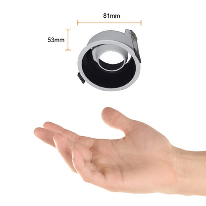 Tecnolite Lámpara de interior para empotrar, 6W, Base GX5.3, Color Blanco
