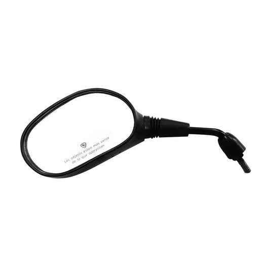 Italika F10010323 Espejo Izquierdo con Isotipo y Leyenda, Negro