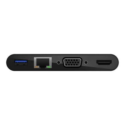 Belkin AVC004btBK Adaptador Multimedia + Carga USB-C (100 W), Negro