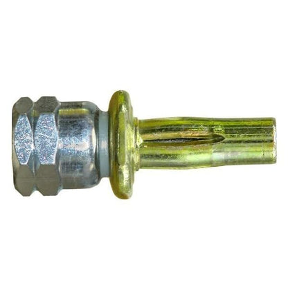 Everflow 8150922 - 25 3/20,3 cm Tornillo Vertical ampliable Colgador, purlin de calibre fino, acabado w/electro-zinc Acero de ancla de varilla roscada, Diseñado para tubo (, 25 unidades)