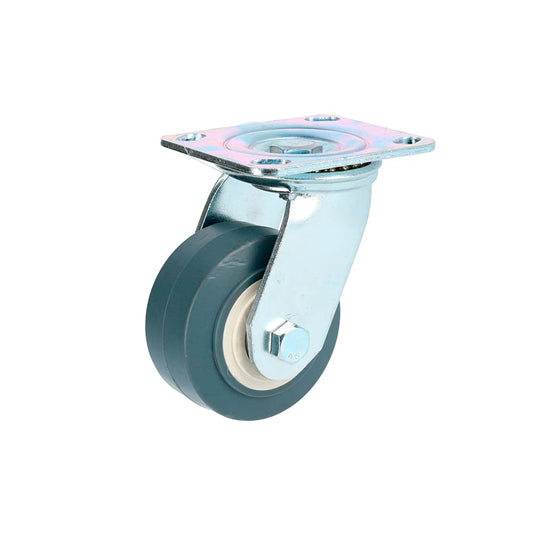 Surtek RTG20G Rodaja de TPR gris giratoria 8"