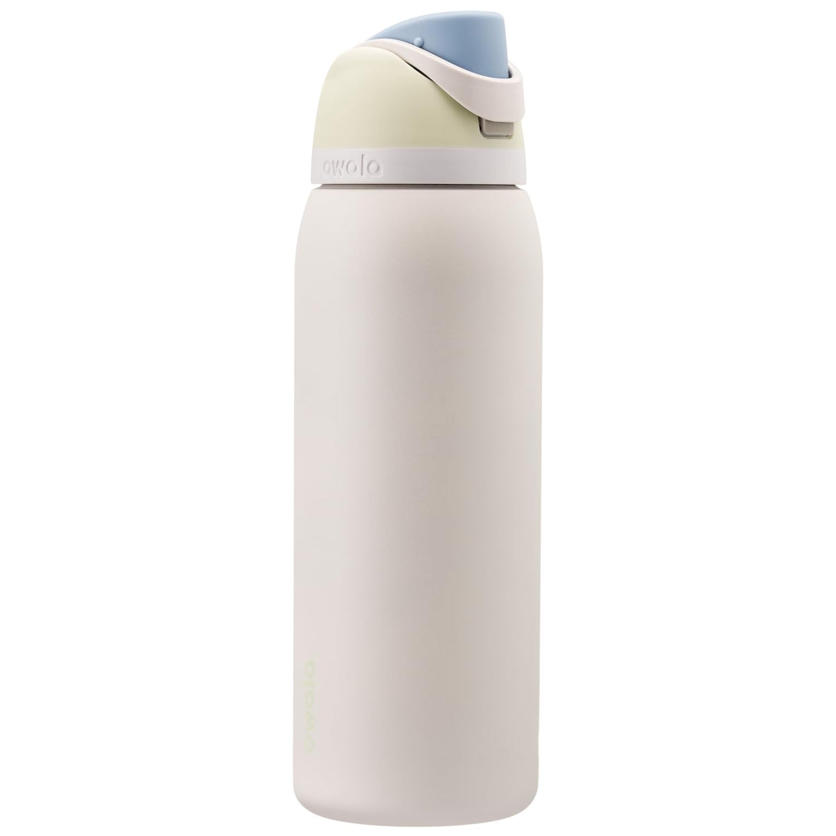 Owala FreeSip Botella de Agua con Popote de Acero Inoxidable, 32-40 oz - Brisa helada - 40 oz
