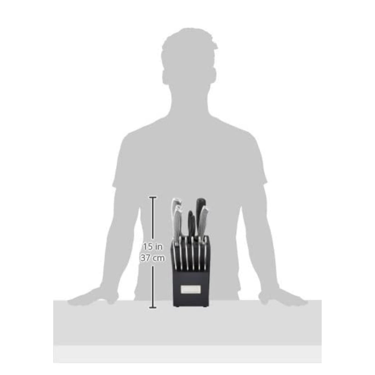 Cuisinart C77SS 13P 13 piezas Colección Graphix Bloque para juego de cuchillos, acero inoxidable