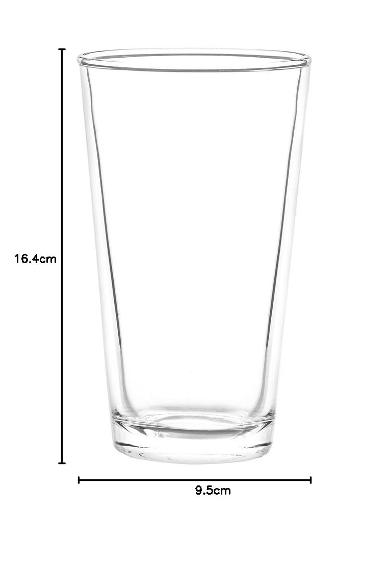 Cristar 0645AL24 Juego de 6 Vasos de Vidrio, modelo 0645AL24,