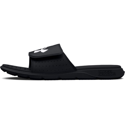 Under Armour Sandalias Ignite VII Slide para Hombre - 33.0 cm - (001) negro - blanco